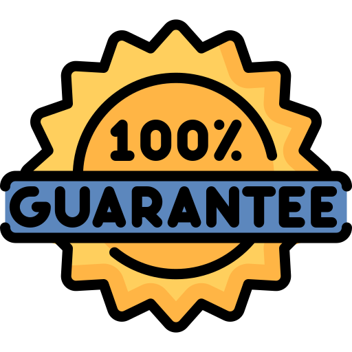 100% Guarantee 100% Guarantee